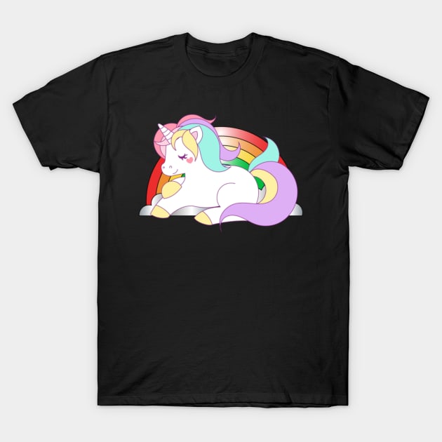 einhorn16 T-Shirt by Nulian Sanchez